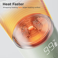 BOLOLO bottle warmer LED temp display for precise heating