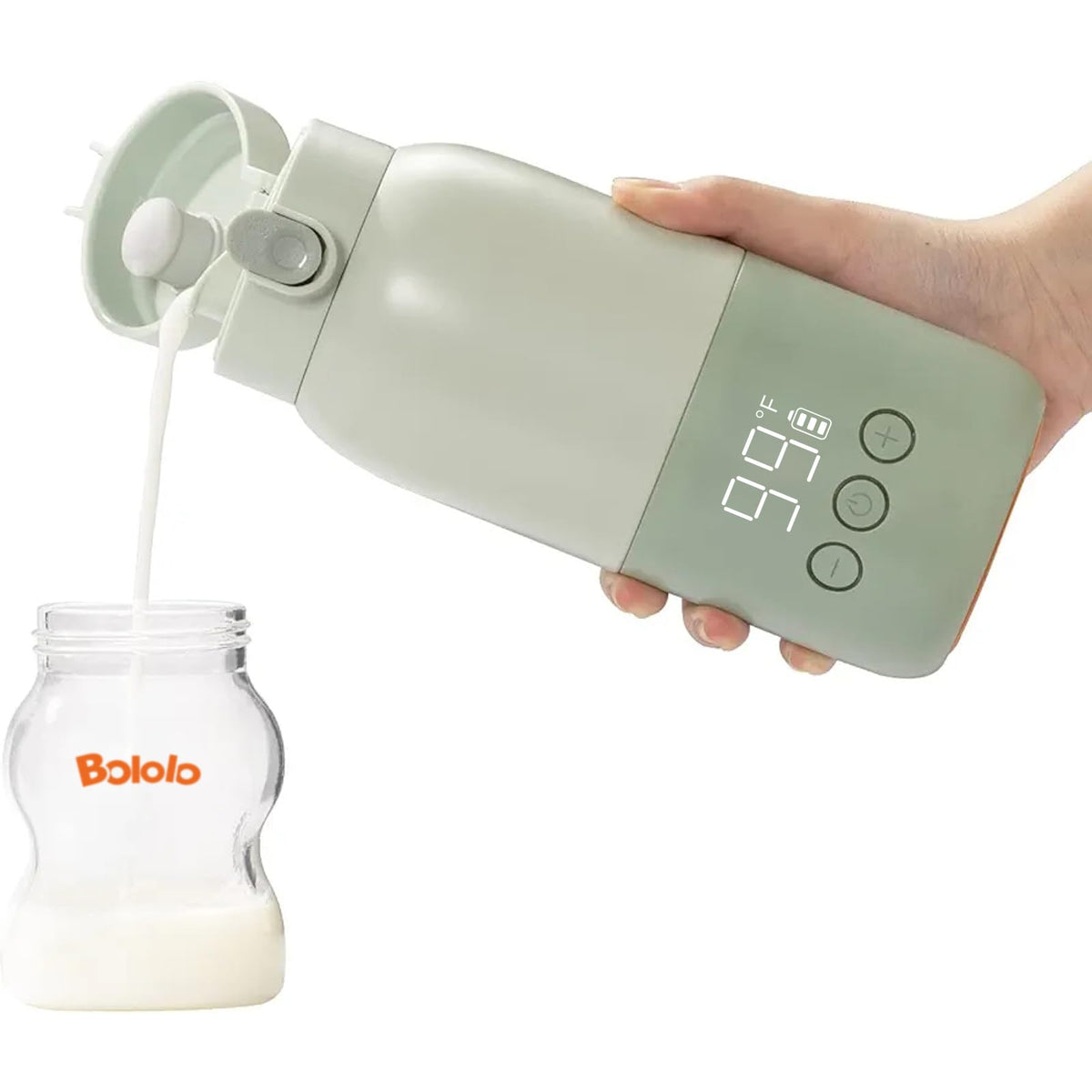 BOLOLO bottle warmer - travel-ready design for on-the-go feeds