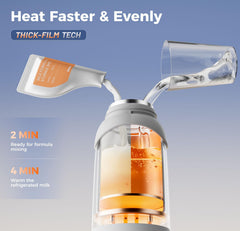 BOLOLO Portable Milk Warmer Pro fast-heating aids on-demand feeds.