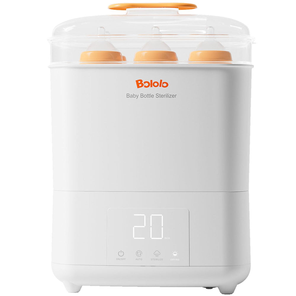 BOLOLO storage mode preserves sterilized items for up to 72 hours.