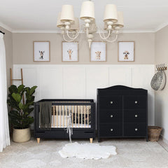 BOLUO six fabric drawers assembly showing organized baby clothes storage