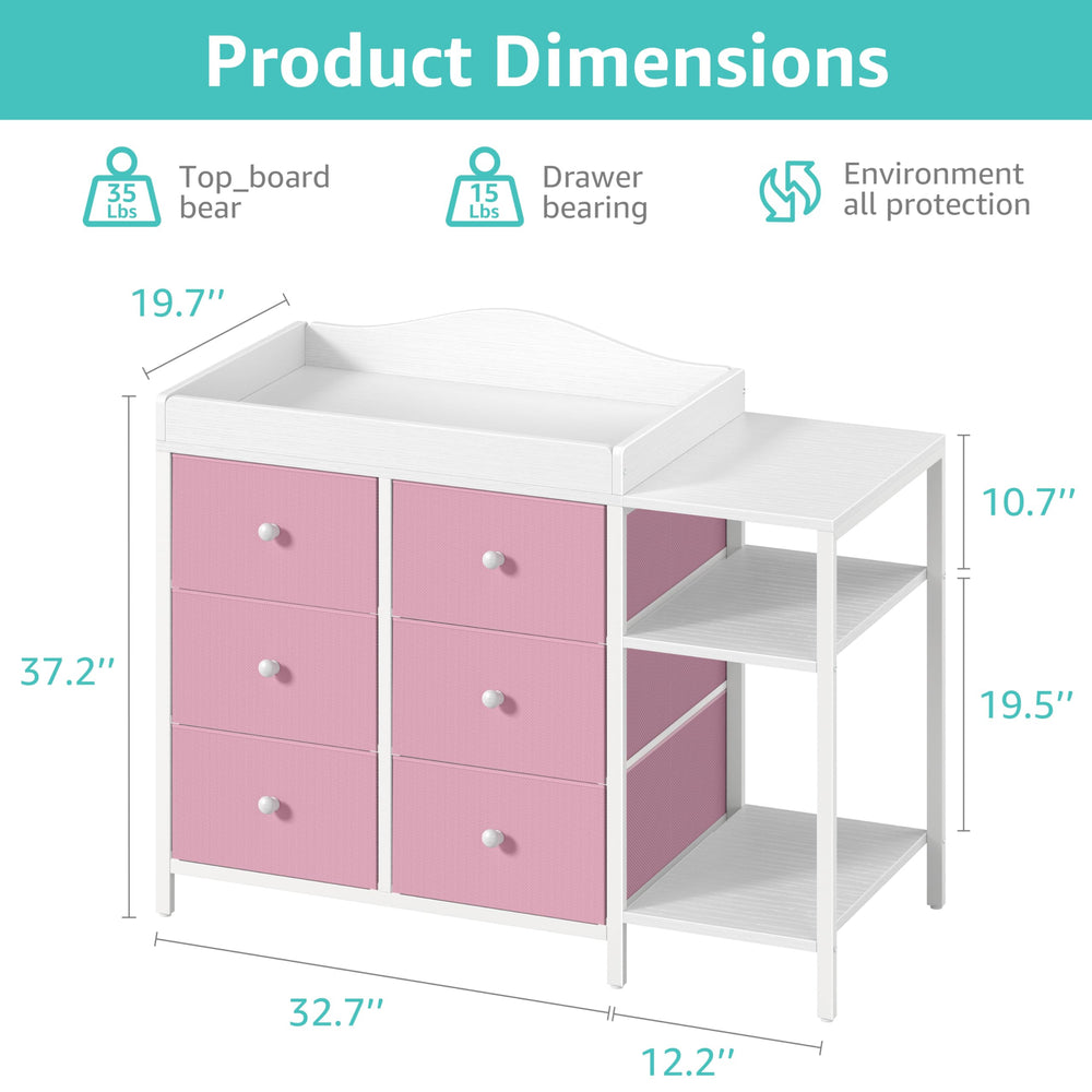 BOLUO nursery setup image demonstrates versatile, space-efficient configuration.