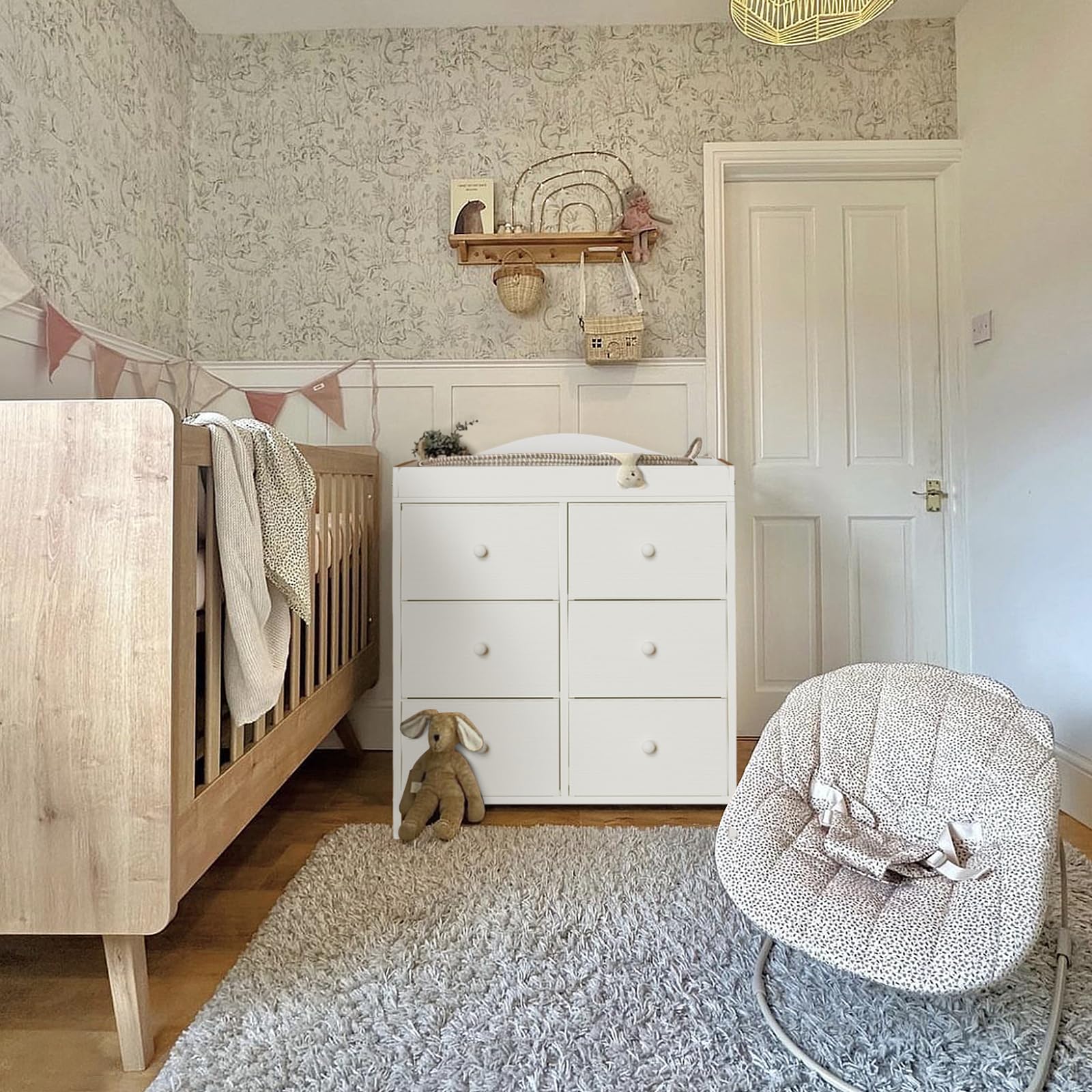 BOLUO safety materials lab-tested construction emphasizes reliable baby furniture.