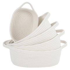 BOMINICA 5-piece basket set overview for versatile home organization.