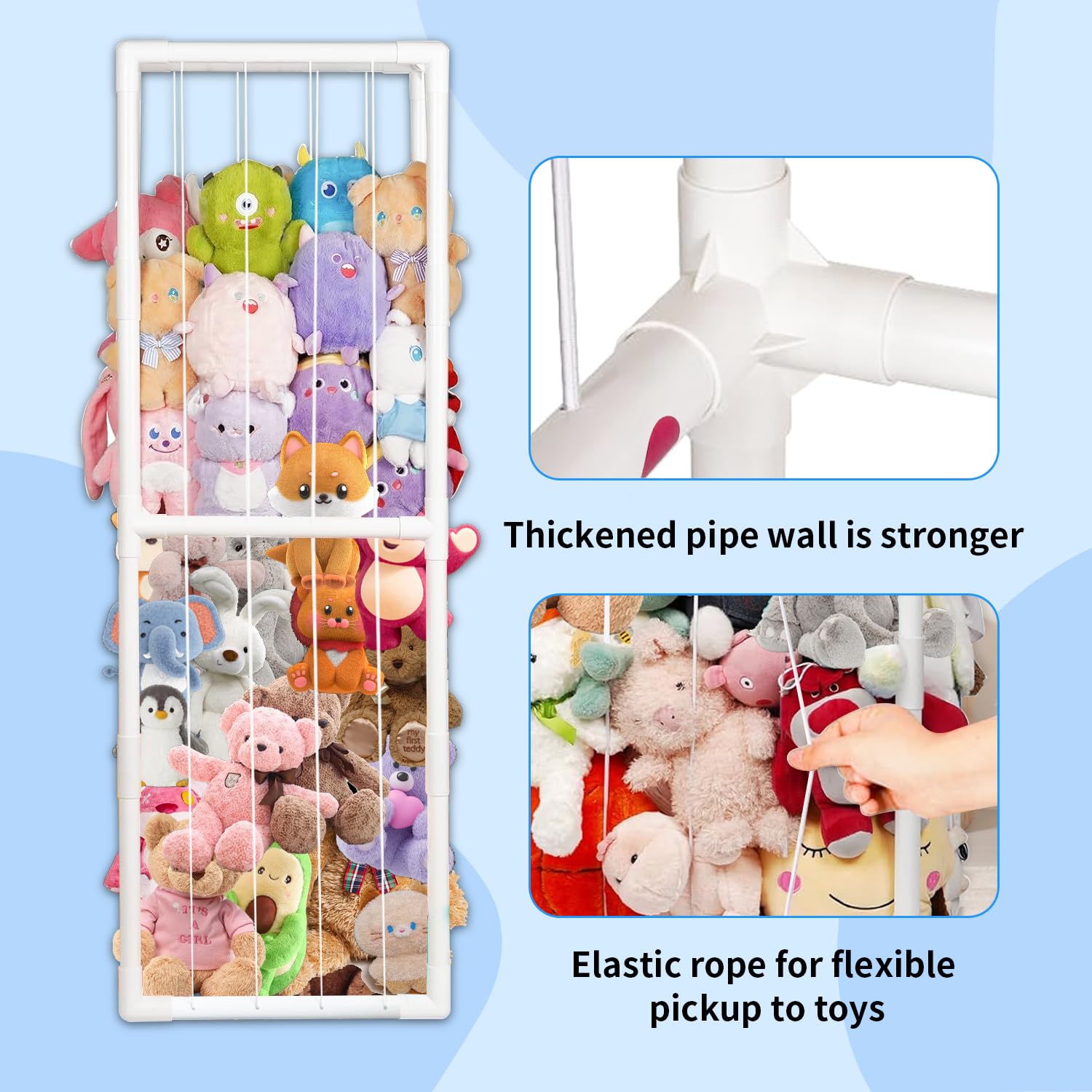 BomSaluka thickened PVC tube showcases robust, deformation-resistant materials.