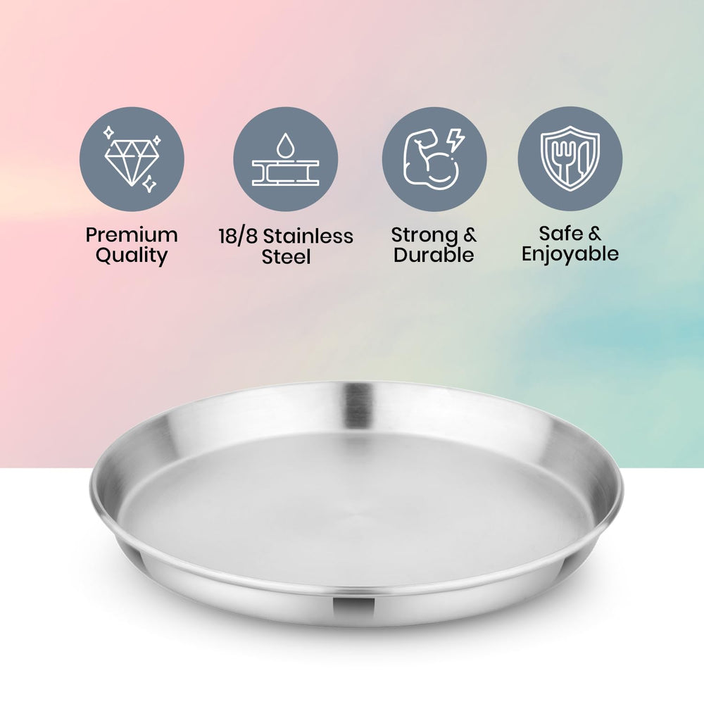 Bon aPetite dishwasher-safe plate; hand wash gently for longevity.