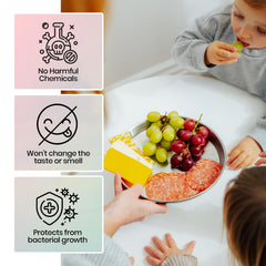 Bon aPetite high-wall 21cm plate prevents spills at mealtime.