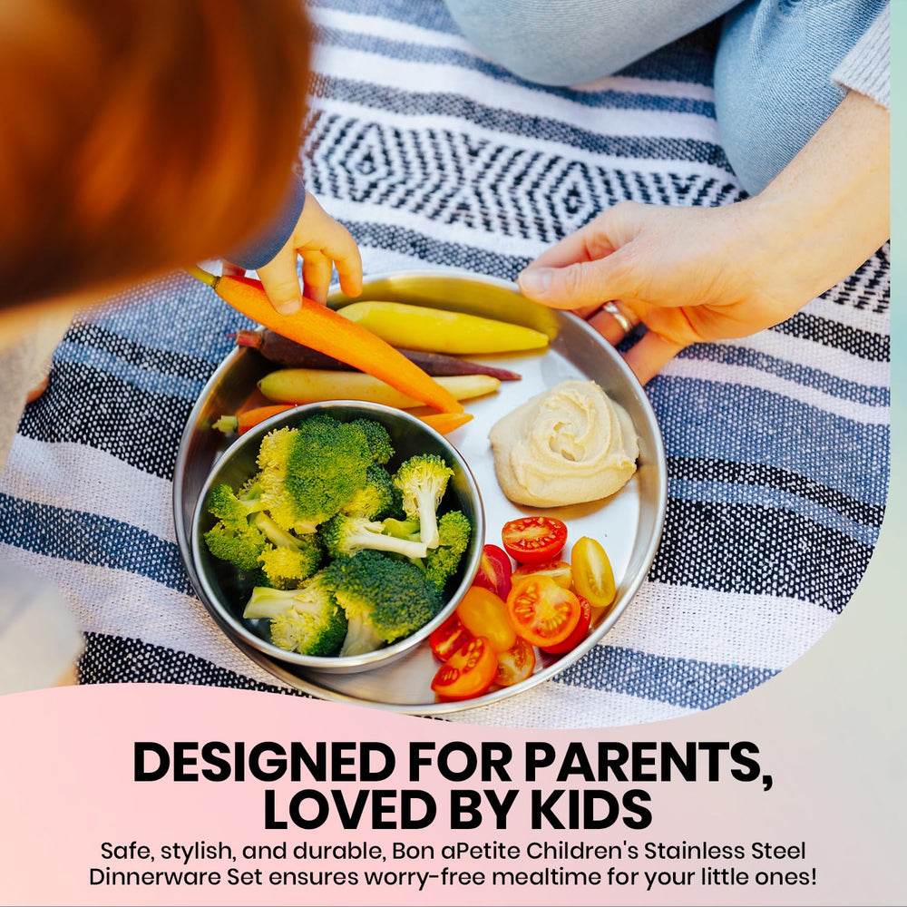 Bon aPetite bowl 10oz matte finish stays sturdy during meals.