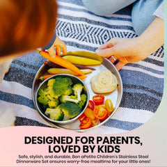 Bon aPetite bowl 10oz matte finish stays sturdy during meals.