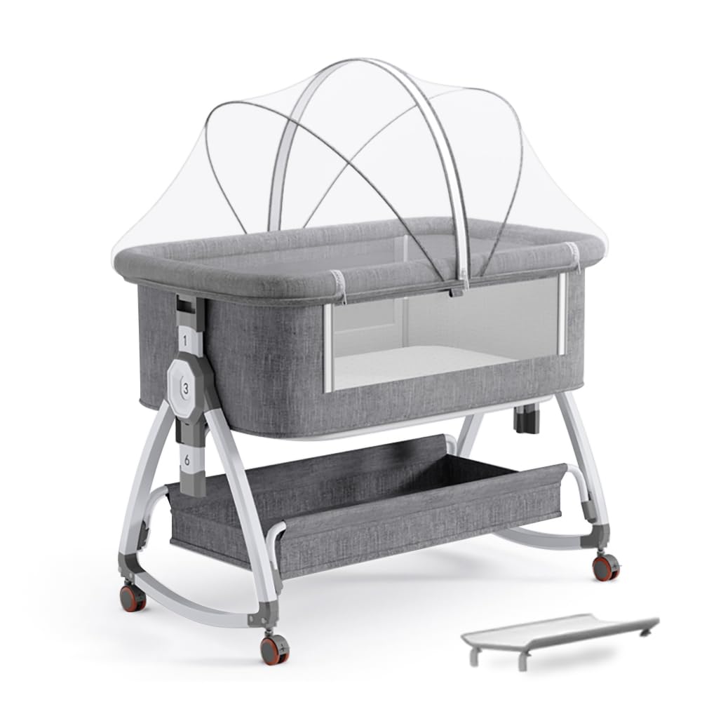 Bonbay bassinet easy 5 minute assembly without tools