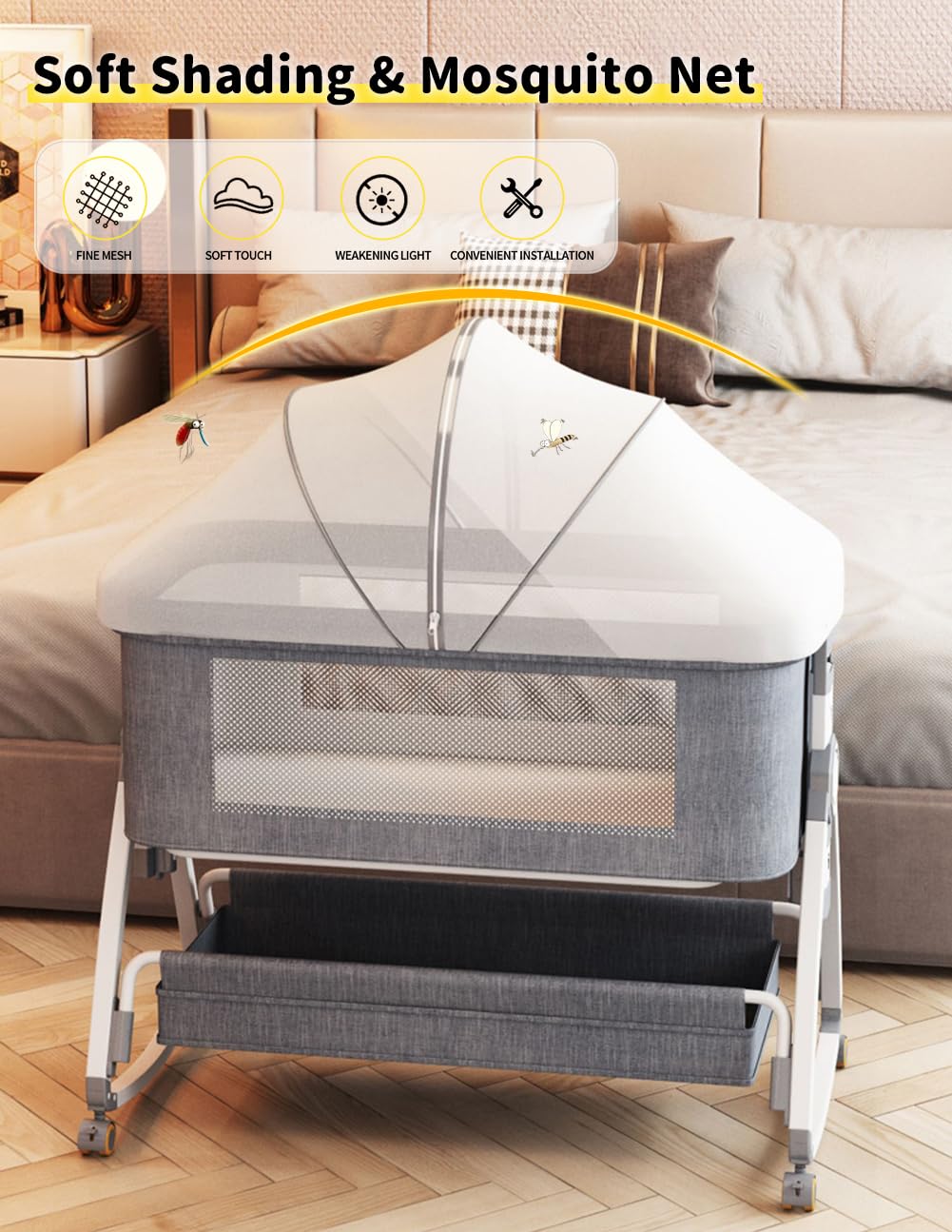 Bonbay removable mattress sheet for quick cleaning and refresh