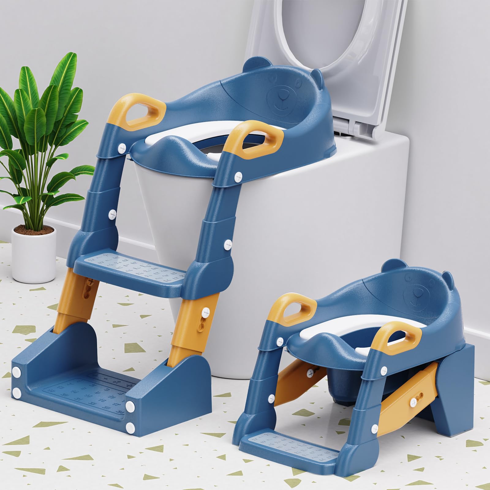 Bonbay potty seat 3in1 assembly demonstrates easy mode switching for growing toddlers.