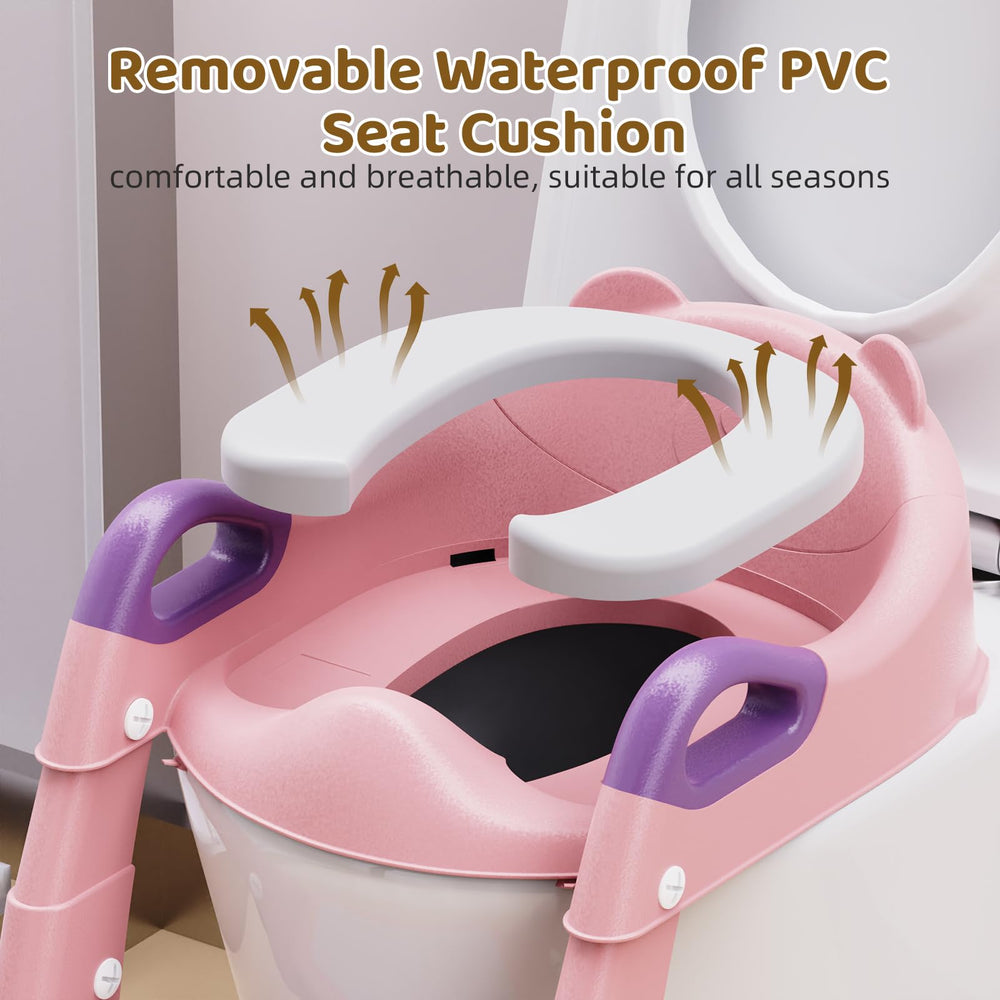 Bonbay Potty Seat adjustable-height fits growing kids.