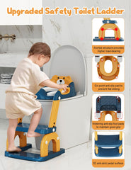 Bonbay potty seat anti-slip-base stays steady on any toilet.
