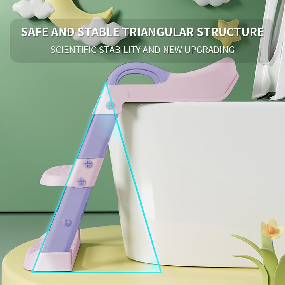 Bonbay potty seat showing four anti-slip pads for stable use.