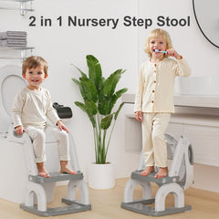 Bonbay potty seat assembly instruction image shows quick setup in minutes.