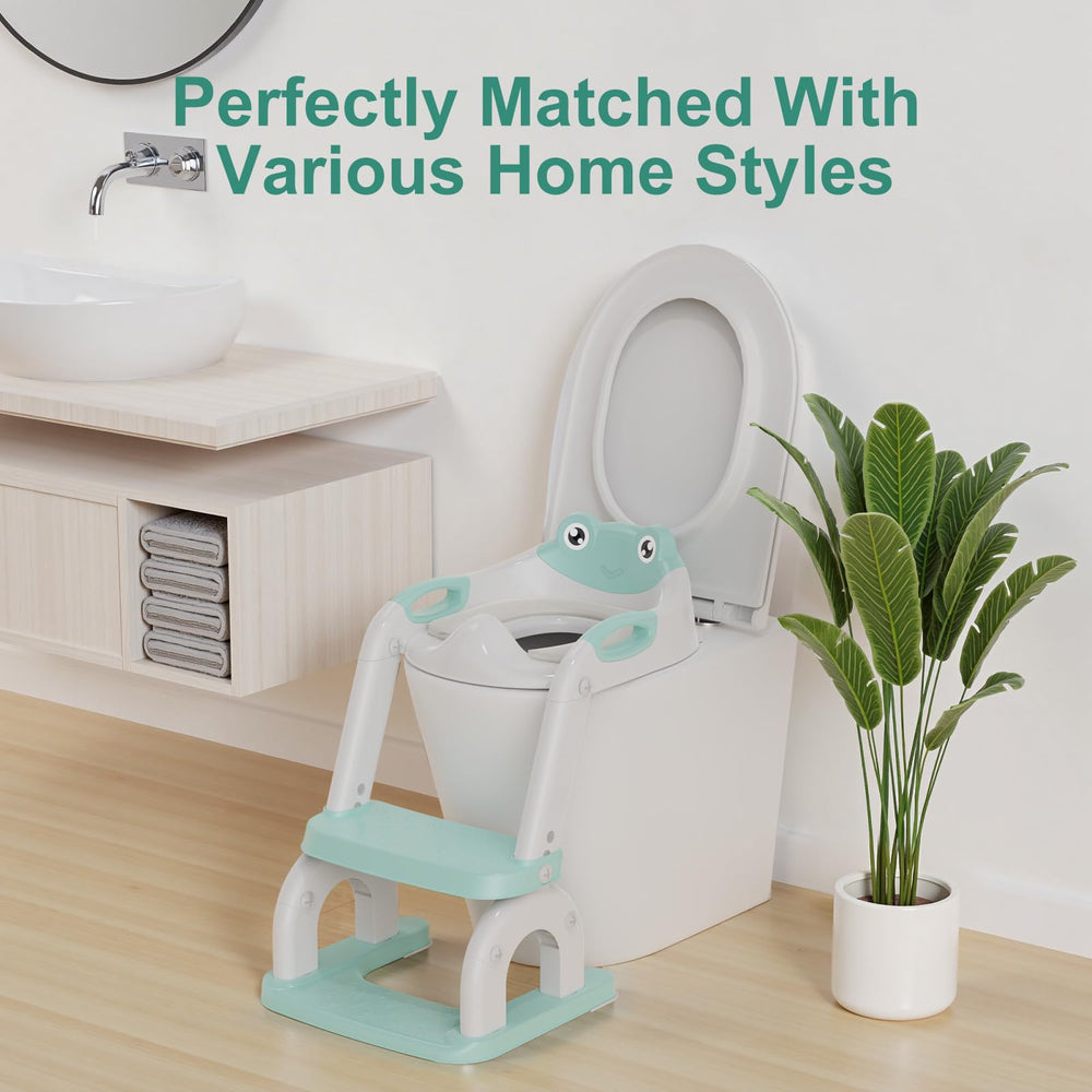 BONBAY potty seat easy-assembly speeds setup and effortless cleanup.