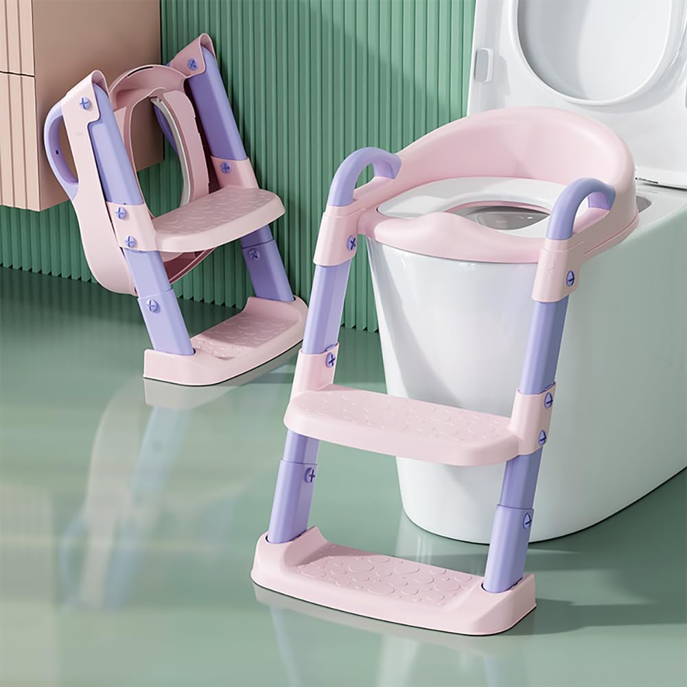 Bonbay potty seat with foldable step-stool design for easy climbing.