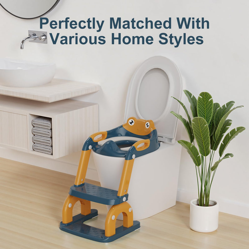 Bonbay potty seat foldable design saves space when not in use