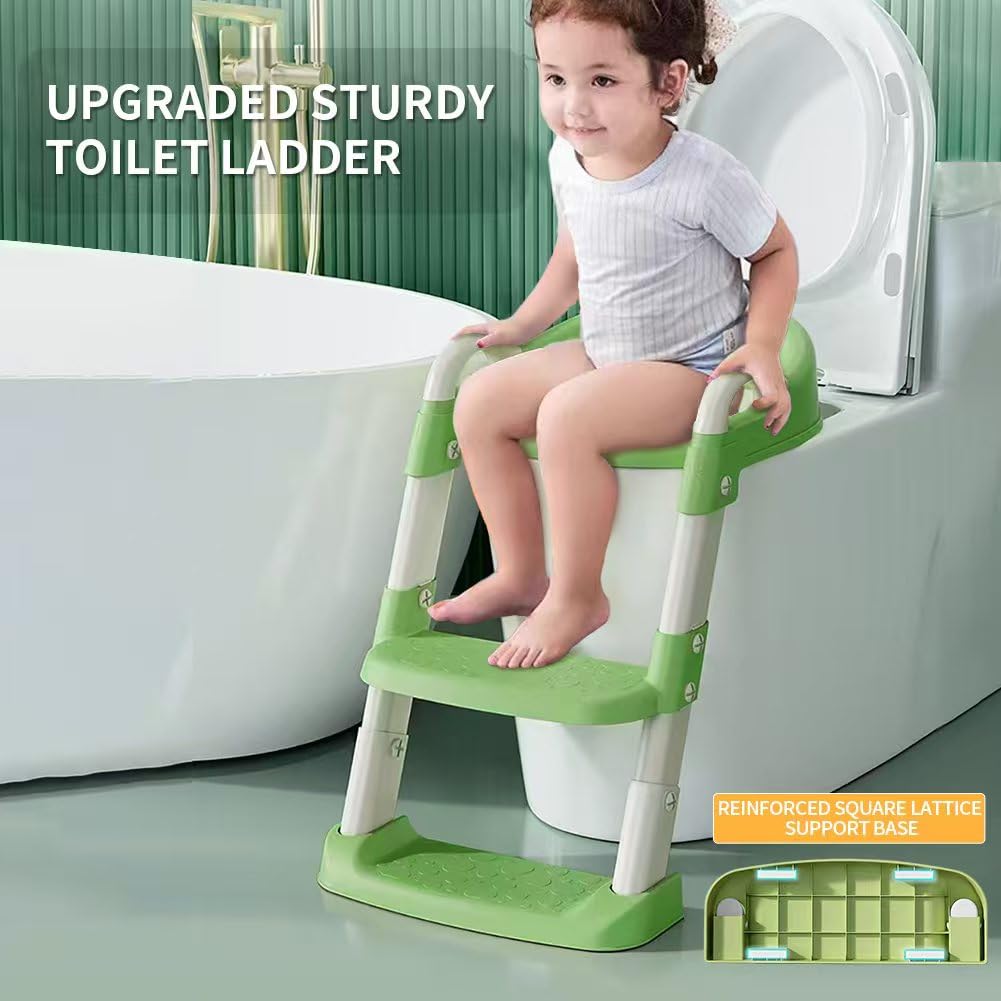 Bonbay potty seat with PVC soft cushion provides gentle skin-friendly comfort.