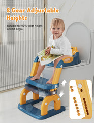Bonbay potty seat safety-handles provide extra support during potty sessions.