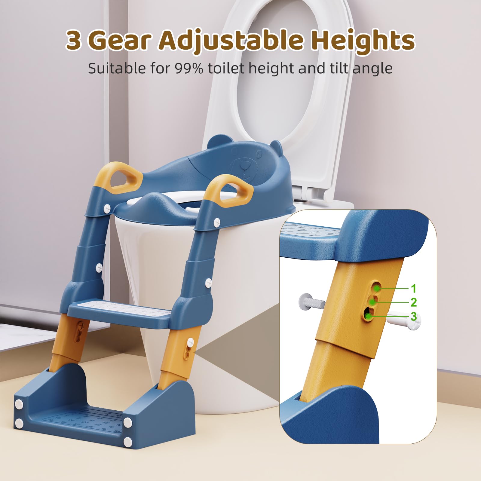 Bonbay wraparound backrest provides gentle support during sits.