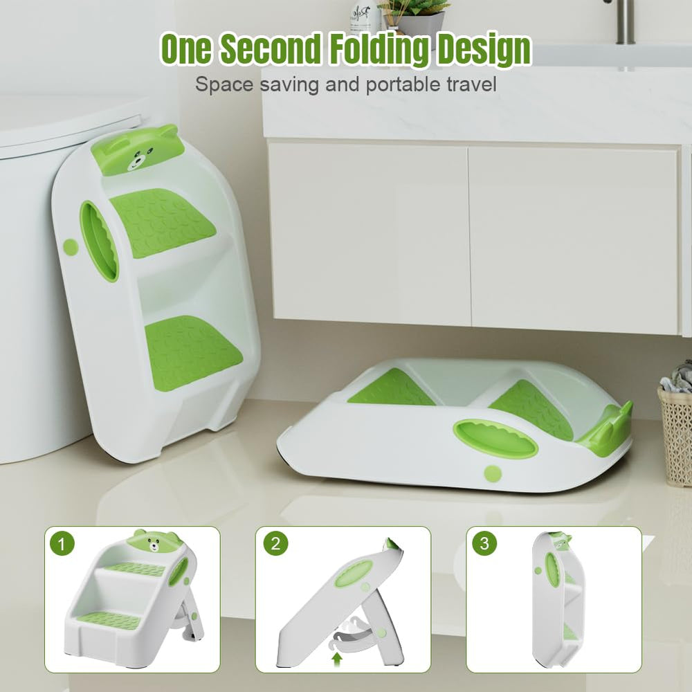 Bonbay stool uses BPA-free materials with smooth edges for safe use