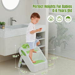 Bonbay toddler step stool with handle ensuring secure climbing and confidence