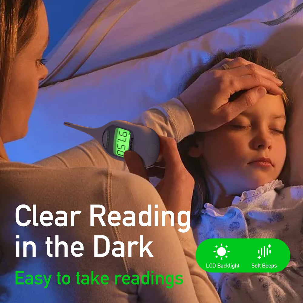 Boncare basal thermometer supports ovulation tracking with manual readings.