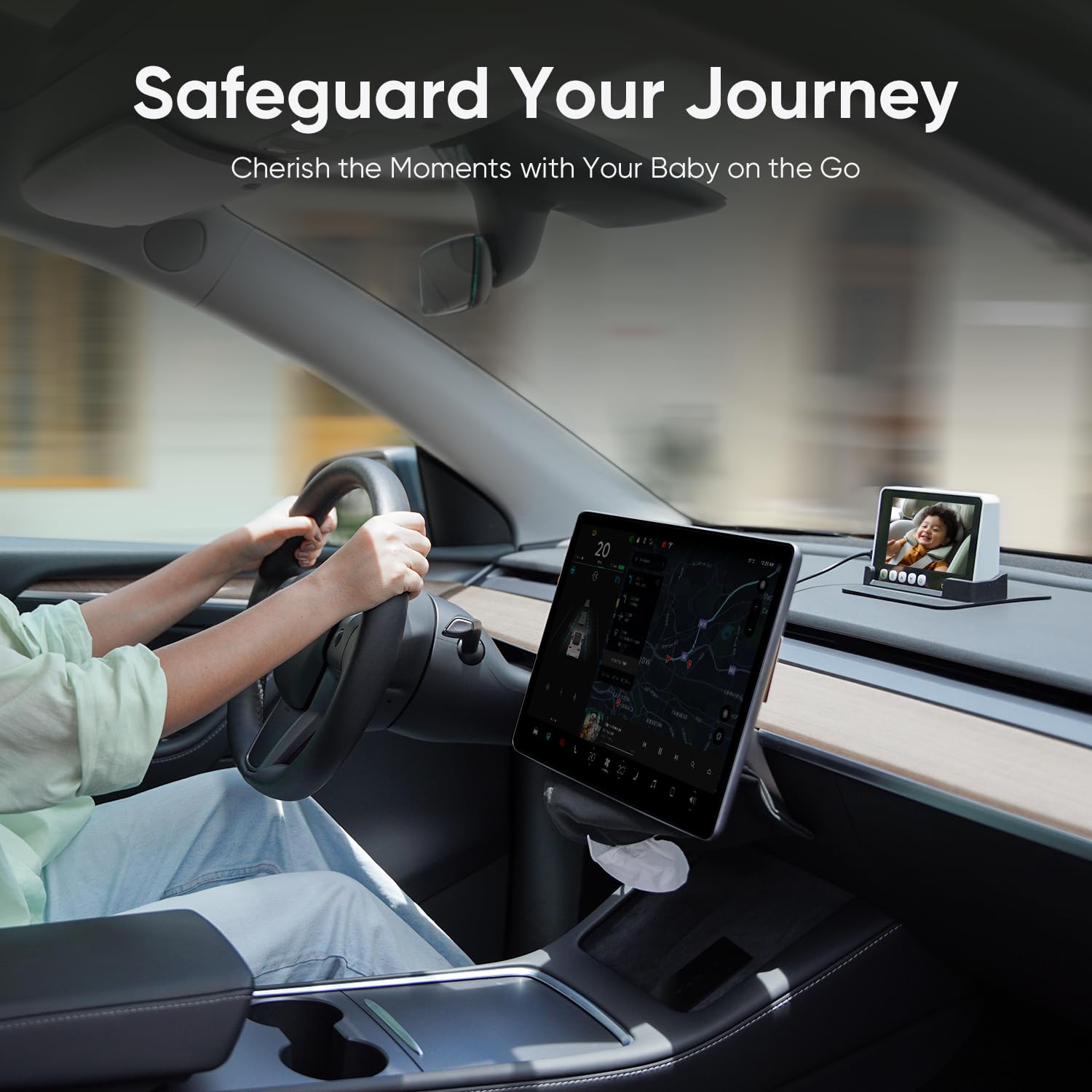 bonoch enhanced safety with 4x zoom helps monitor your baby.