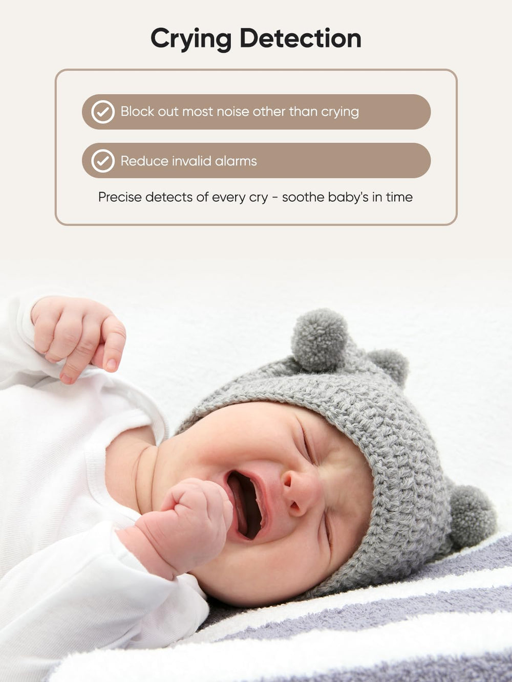 bonoch add-on camera close-up zoom reveals baby details with 4x zoom.