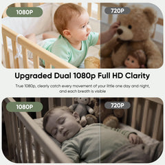 bonoch VOX mode activates when baby cries for prompt visibility.