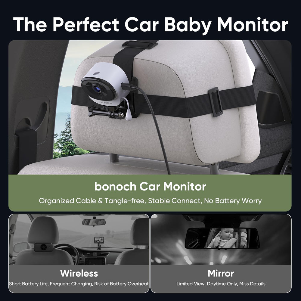 bonoch car charger with cable management keeps wires organized.
