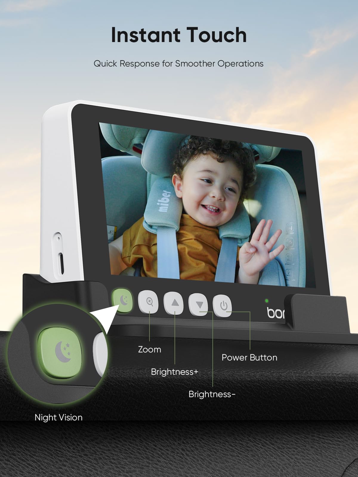 bonoch easy install setup enables quick, tool-free installation in most vehicles