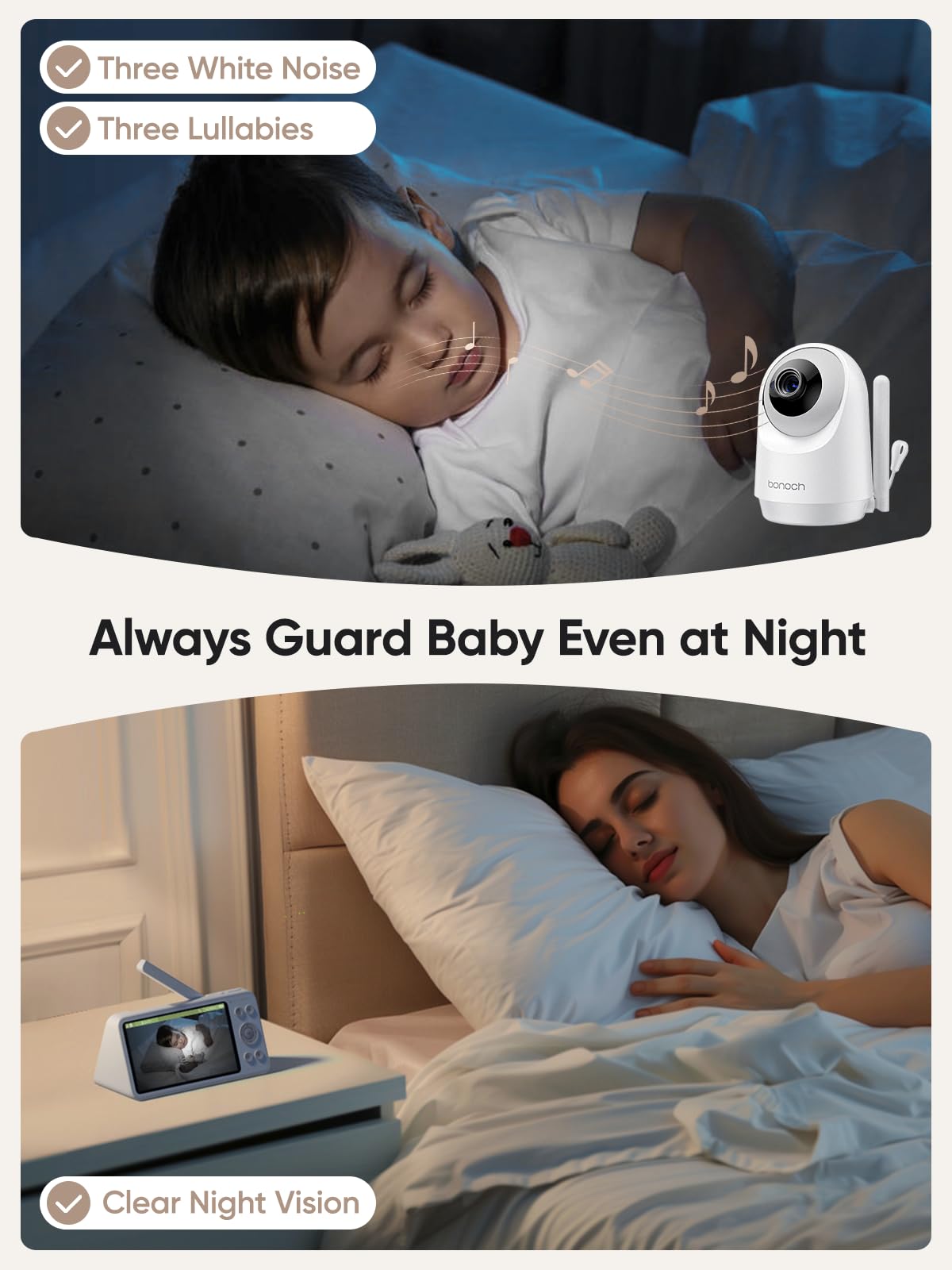 bonoch two-way audio lets you soothe remotely