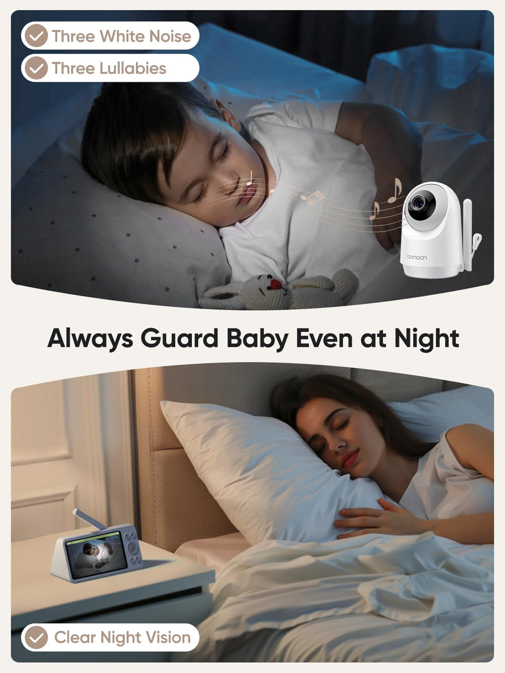 bonoch two-way audio lets you soothe remotely