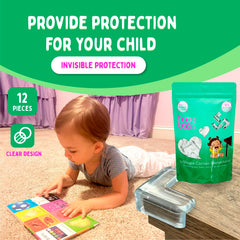 Boo Boo Safe BPA-free PP plastic edge protectors offer durable, toxin-free safety.