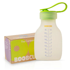 BOOBCUBE silicone canteen close-up cap demonstrates a secure leak-free seal for travel.