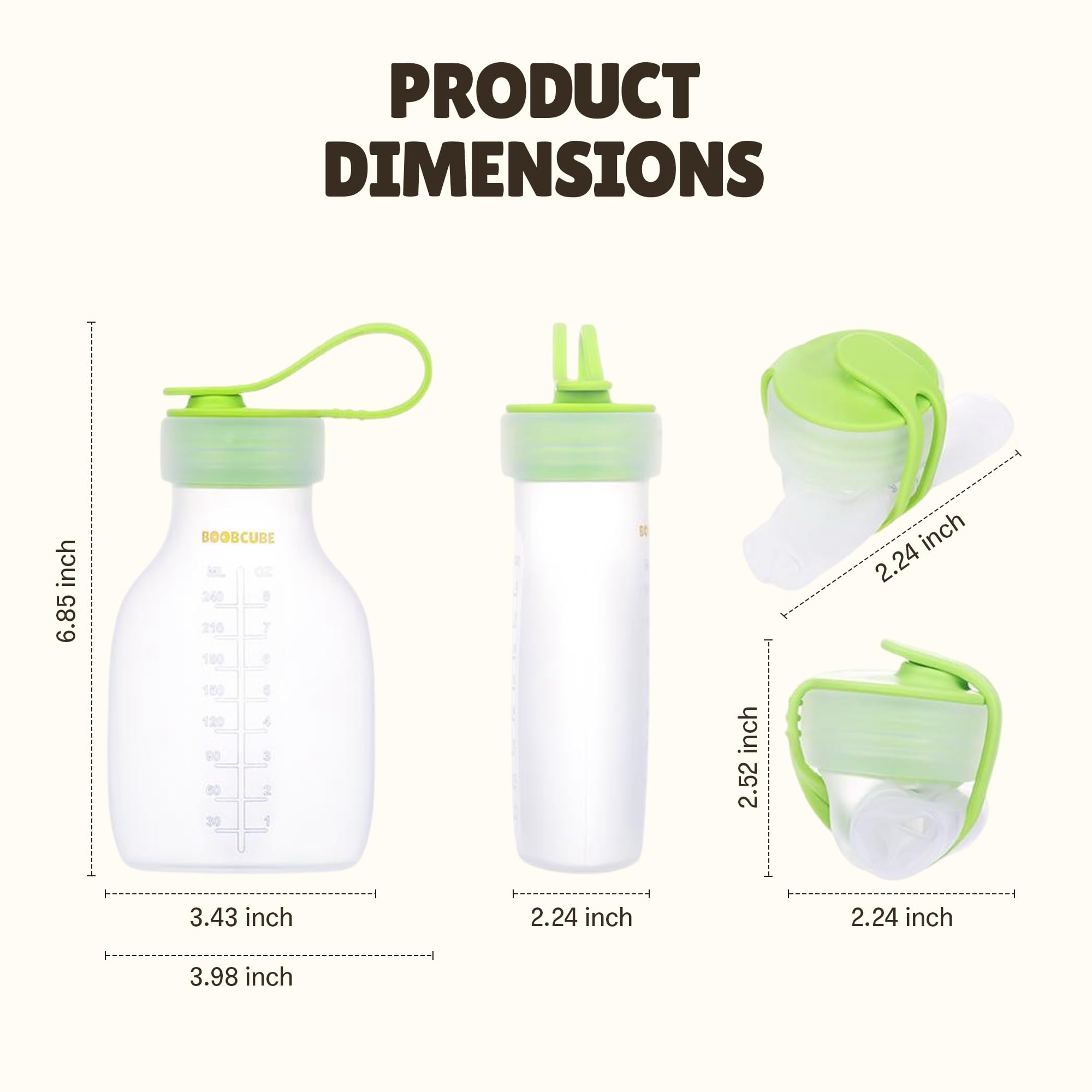 BOOBCUBE silicone canteen in-pump-bag arrangement highlights leak-free transport.