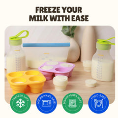 BOOBCUBE silicone canteen pump connection showcases direct-to-canteen pumping with compatible brands.
