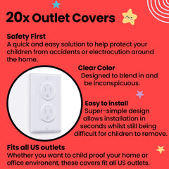BooBoo Baby outlet covers safeguarding sockets in living spaces.