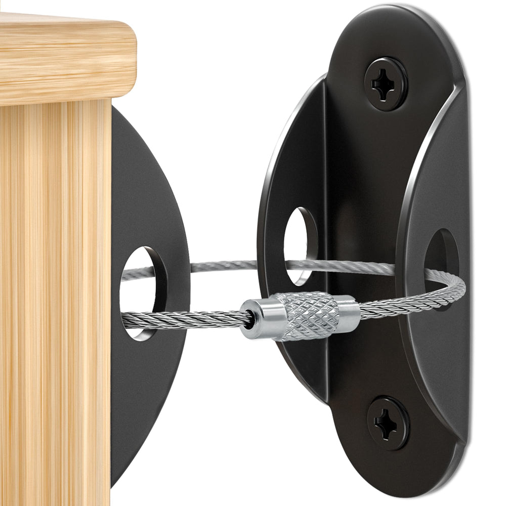 Booda Brand anchors kit with hardware for easy setup.