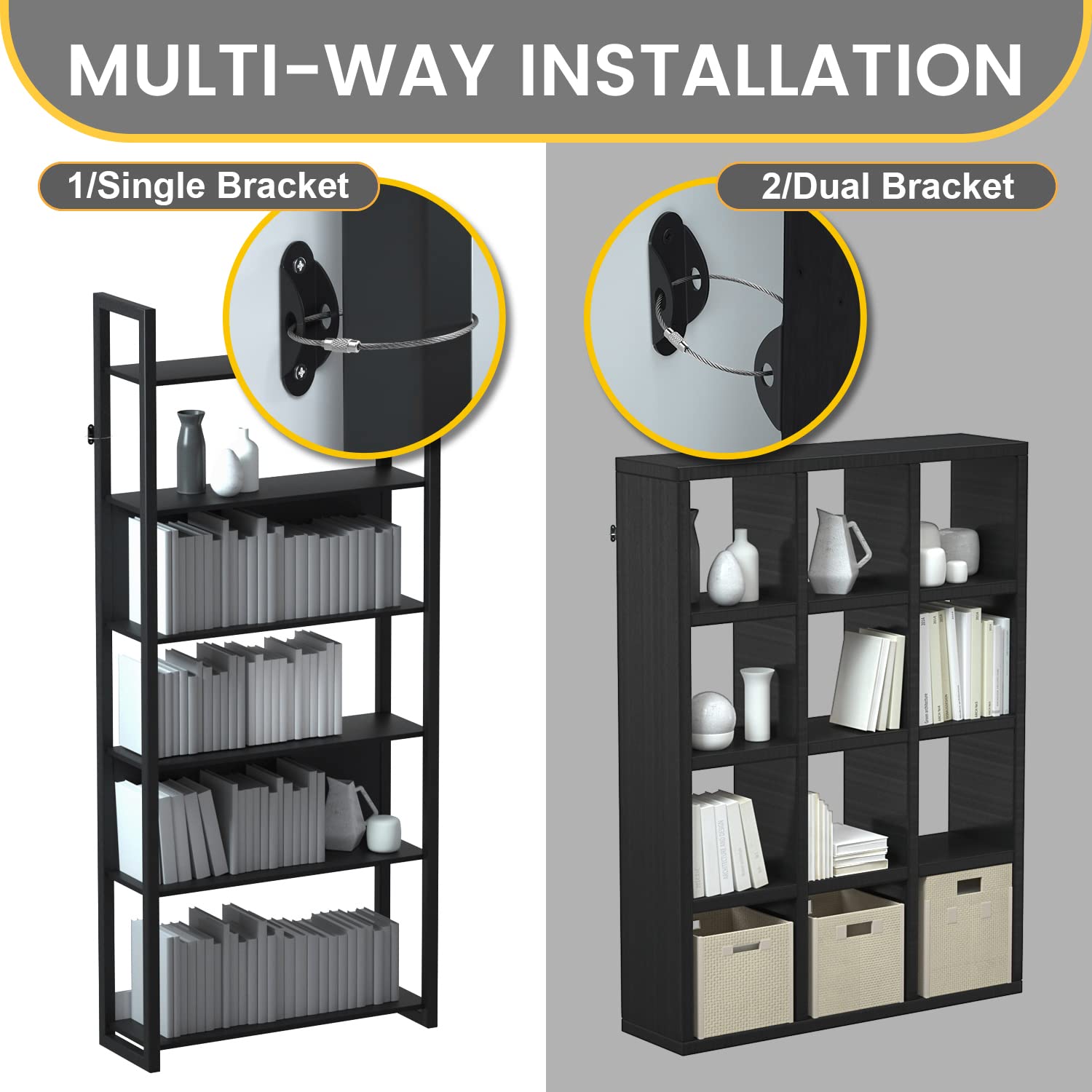 Booda Brand anchors rated to 400 pounds per set when installed.