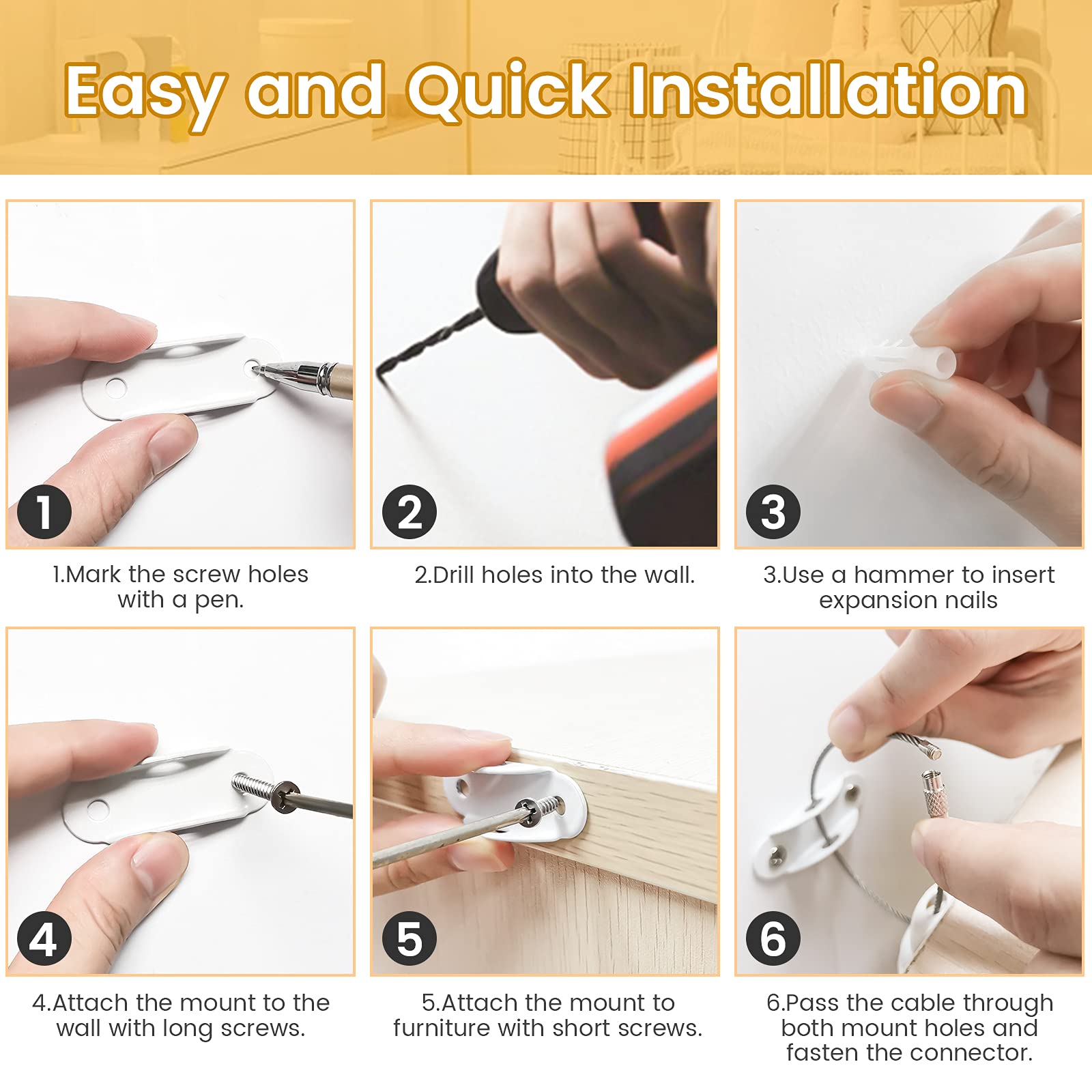 Booda Brand quick-release straps allow effortless detachment for moving furniture.