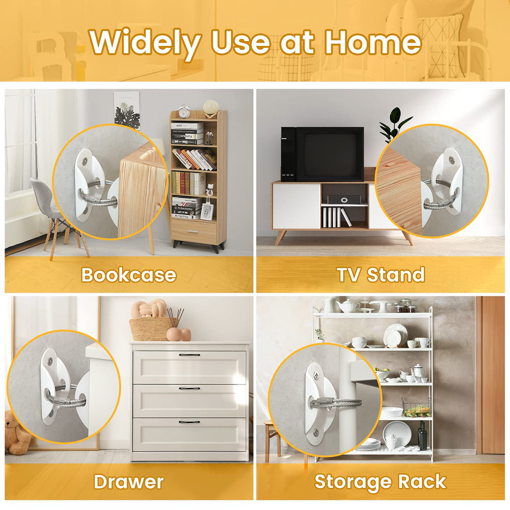 Booda Brand bookcase anchored on-wall, shows wall attachment, enhancing stability of tall shelves