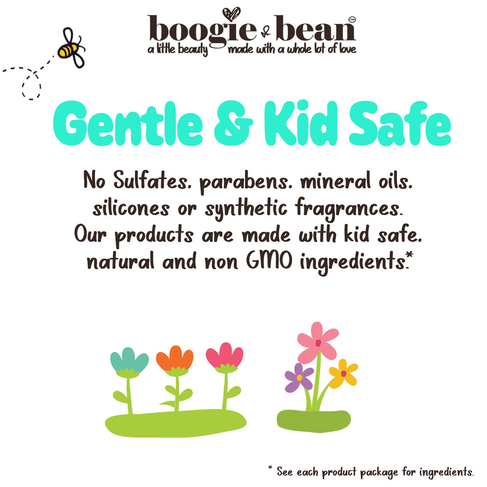 Boogie and Bean Coco Baby Hair Oil in hand—simple daily care for healthy-looking hair.