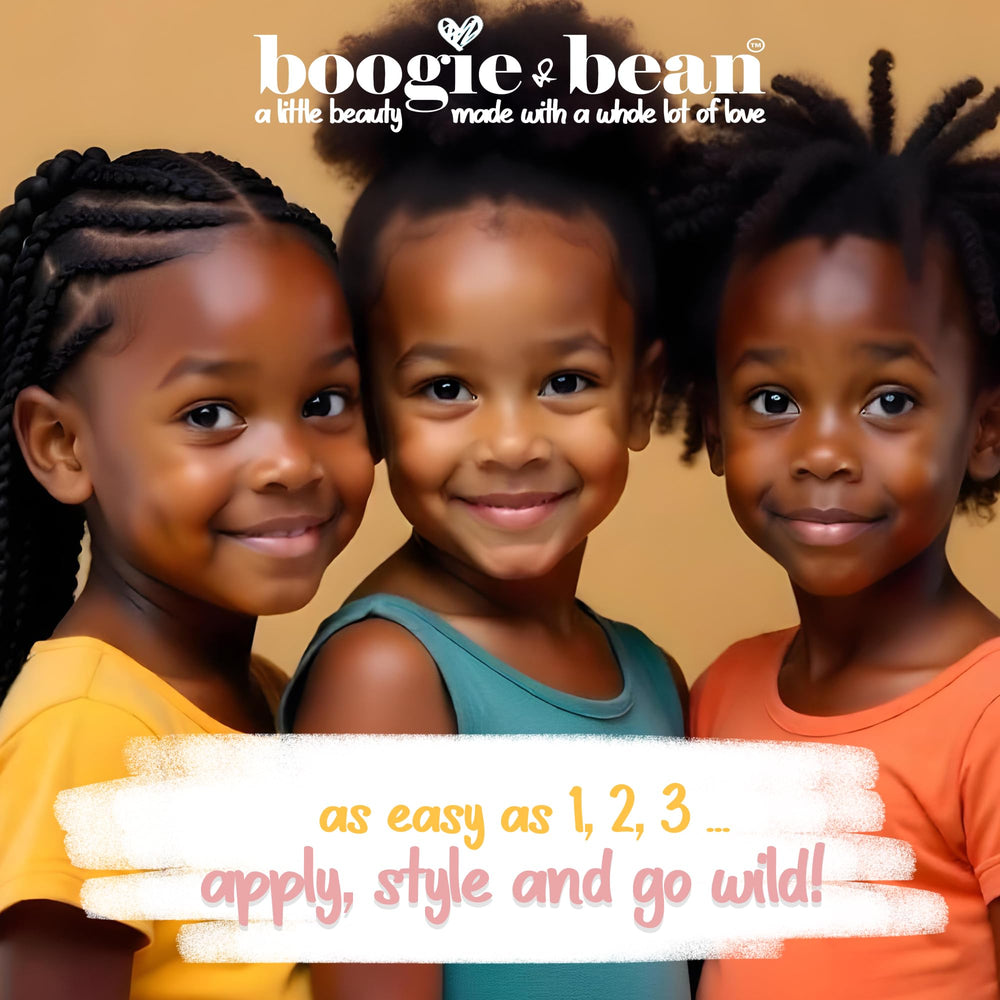 Boogie and Bean Coco Baby Hair Oil ingredients blend—vegan, cruelty-free formula for sensitive scalps.