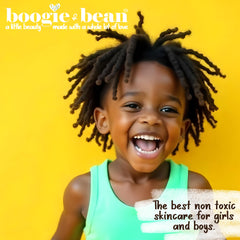 Boogie and Bean Shea Butter baby hair care for soft, smooth curls