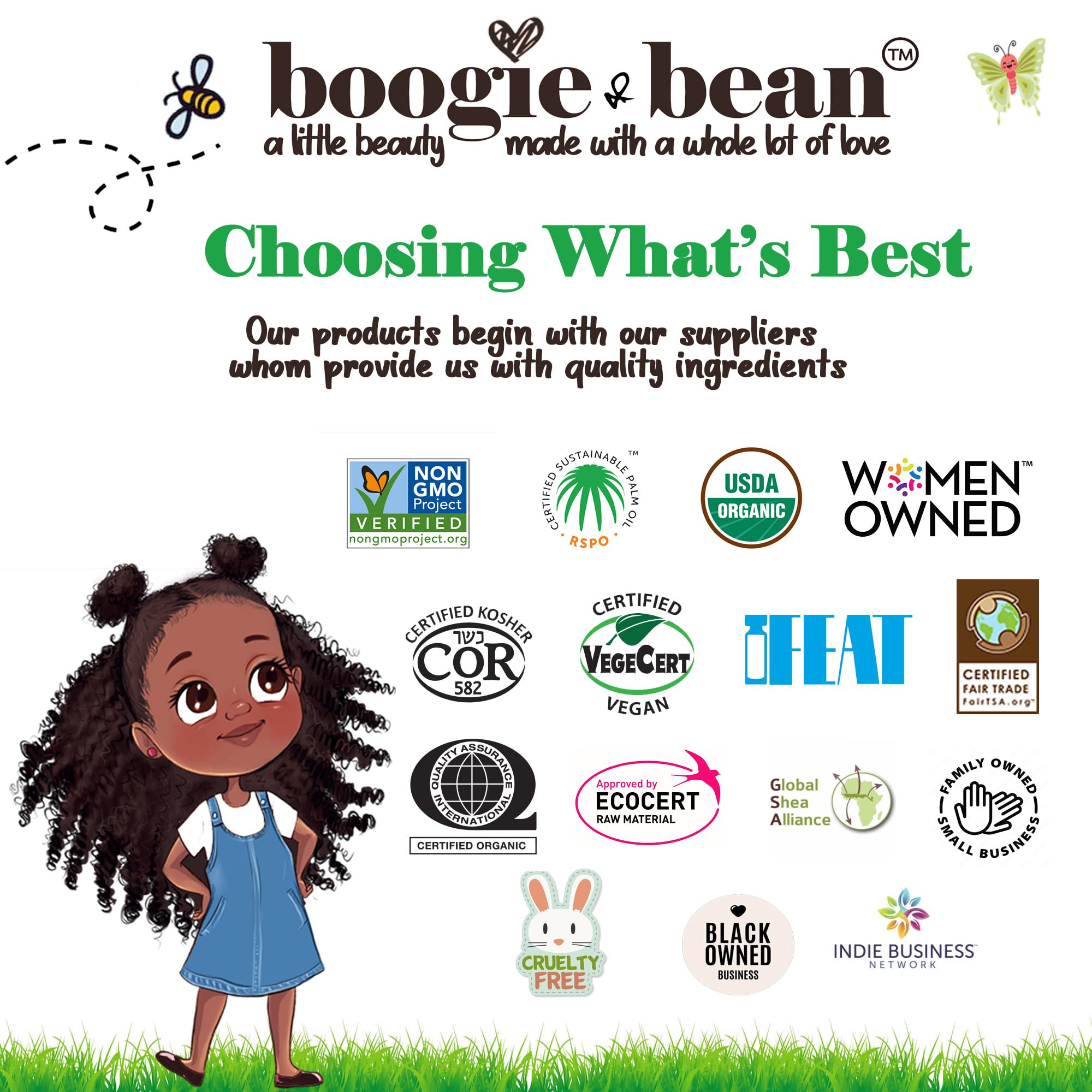 Boogie and Bean Shea Butter pure raw African shea for daily moisture