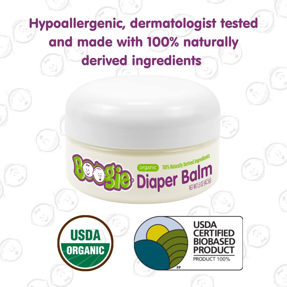 Boogie Diaper Balm zinc-free and petroleum-free for sensitive skin